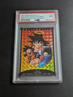Dragon Ball Z Amada Hero Collection No.314 PSA 9 Card Game Collectible - Image 1