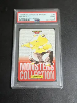 PSA 9 Pokemon Carddass Sleep Old Backside Collectible Card - Image 1
