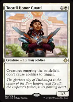 Tocatli Honor Guard -Foil Light Play MTG Ixalan - Image 1