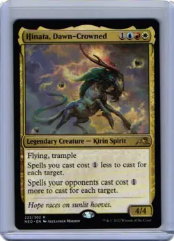 Magic the Gathering MTG Hinata, Dawn-Crowned (222) Kamigawa Neon Dynasty NM - Image 1