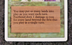 Fastbond MTG Enchantment Revised MINT Rare NM NEVER PLAYED ...........(DS3D1K6) - Image 5