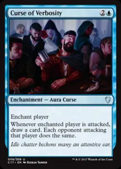 Curse of Verbosity - Light Play MTG Commander 2017 - Image 1