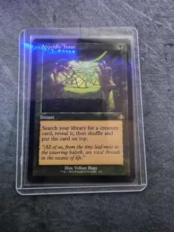 MTG English Worldly Tutor (Retro Frame) NM Dominaria Remastered - Image 1