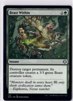 Beast Within NM* Starter Commander Decks ENGLISH 172 mtg -UnltdCards - Image 1