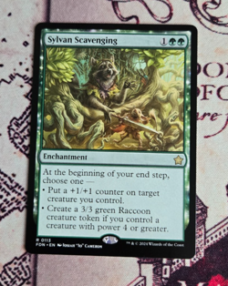 MTG Sylvan Scavenging Foundations NM - Image 1