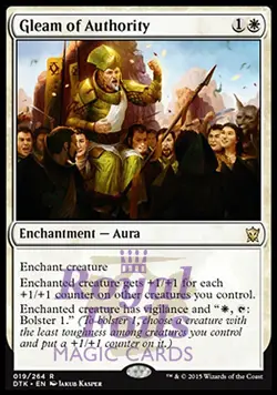 Gleam of Authority 1x FOIL DTK MTG Dragons of Tarkir Rare MINT white - Image 1