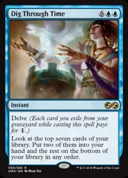 Dig Through Time - Near Mint MTG Ultimate Masters - Image 1