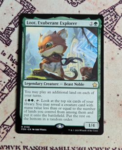MTG Loot, Exuberant Explorer Foundations NM - Image 1