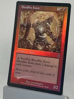 MTG Bloodfire Kavu FOIL - LP Apocalypse 58/143 - Magic: The Gathering - Image 2