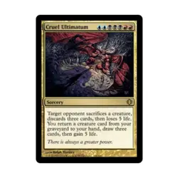 WOTC MtG Shards of Alara Cruel Ultimatum (R) (Foil) EX - Image 1