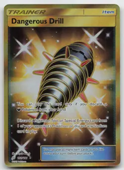 Pokemon tcg SM - Team Up #192/181 Dangerous Drill (Secret) Lightly played - Image 1
