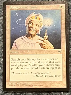 MTG Enlightened Tutor Mirage - Image 1