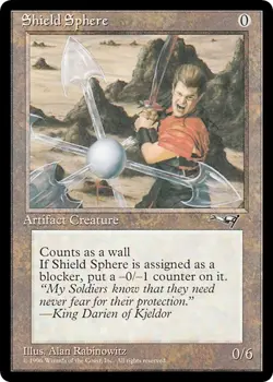SHIELD SPHERE x1 mtg NM Alliances 1 Unc UNPLAYED NICE! - Image 1