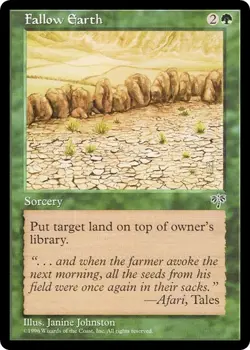 FALLOW EARTH x4 mtg NM/NM- Mirage 4 Unc - Image 1