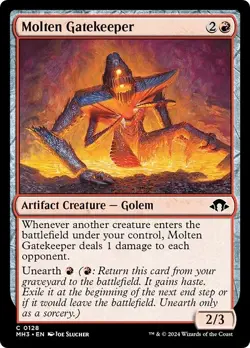 MOLTEN GATEKEEPER x4 mtg NM-M Modern Horizons 3 Common - Image 1