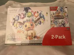 Pokemon TCG Prismatic Evolutions Costco 2-Pack ETB with Booster Bundle - Image 1