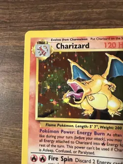Charizard 4/102 Base Set Holo Rare Vintage 1999 WOTC Pokemon TCG MP/HP - Image 2
