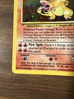 Charizard 4/102 Base Set Holo Rare Vintage 1999 WOTC Pokemon TCG MP/HP - Image 5