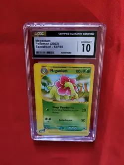 Pokemon: Meganium Expedition Rare #53/165 2002 - Vintage CGC 10 Gem Mint - Image 5
