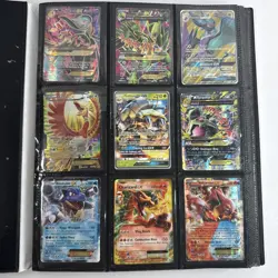 Huge Binder Collection Lot Pokemon Cards Mixed Charizard, Blastoise, Megas + Mor - Image 1
