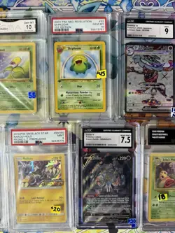 Graded Pokemon Slabs - PSA, CGC, GMA - Image 2