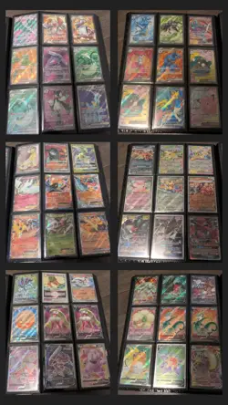Pokemon Collection and Binder with NM Cards - V, V Star, IR's, Full Art, Graded - Image 3