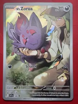 Pokemon TCG SV: Scarlet & Violet Promo Cards #189 N's Zorua NM - Image 1