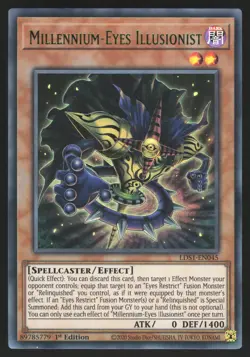 Millennium-Eyes Illusionist - LDS1-EN045 - GREEN Ultra Rare - 1st Edition Yugioh - Image 1