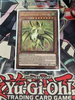 Dragonmaid Lorpar Quarter Century Secret Rare RA03-EN022 Yugioh - Image 1