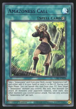 Amazoness Call - LDS1-EN024 - BLUE Ultra Rare - 1st Edition Yugioh - Image 1