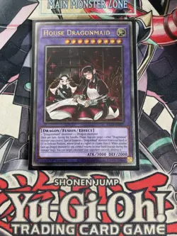 House Dragonmaid Quarter Century Secret Rare RA03-EN037 Yugioh Alternate Artwork - Image 1