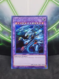 Yugioh Blue-Eyes Ultimate Dragon LCKC-EN057 Secret Rare 1st Edition NM - Image 1