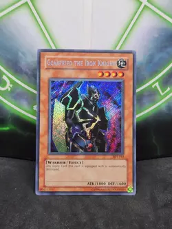 Yugioh Gearfried the Iron Knight BPT-012 Secret Rare LP - Image 1