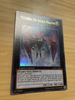 NUMBER 16: SHOCK MASTER ULTRA RARE MAGAZINE PROMO JUMP-EN060 YUGIOH! - Image 2