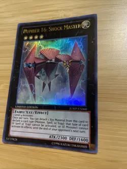 NUMBER 16: SHOCK MASTER ULTRA RARE MAGAZINE PROMO JUMP-EN060 YUGIOH! - Image 3