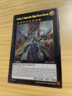 Number 62: Galaxy-Eyes Prime Photon Dragon PRIO-EN040 1st Ed ULTIMATE NM YUGIOH - Image 3