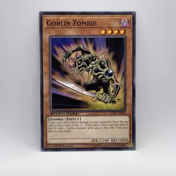 Yugioh Goblin Zombie sgx3-enc10 Speed Duel GX Duelists of Shadows 1st Edition - Image 1
