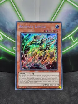 Yugioh Artifact Lancea BLHR-EN079 Secret Rare 1st Edition NM - Image 1