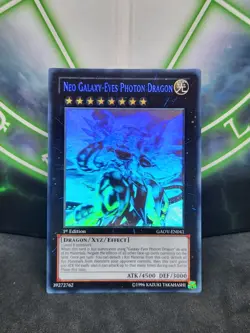 Yugioh Neo Galaxy-Eyes Photon Dragon GAOV-EN041 Ghost Rare 1st Edition NM - Image 1