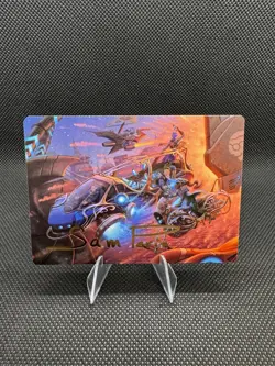 Rangers' Refueler Art Card (Gold-Stamped Signature) Art Series: Aetherdrift... - Image 1