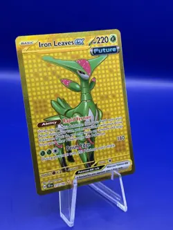 Pokemon TCG Iron Leaves EX Hyper Rare Card 213/162 Holo - Image 2