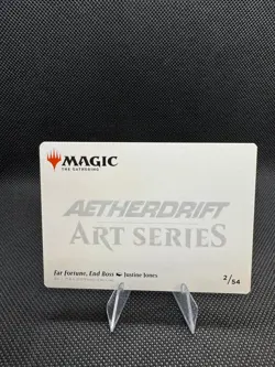 Far Fortune, End Boss Art Card (2/54) Art Series: Aetherdrift Regular - Image 2