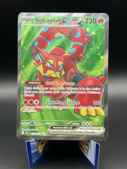 Pokemon TCG Journey Together Volcanion EX Holo Ultra Rare Card 171/159 - Image 1