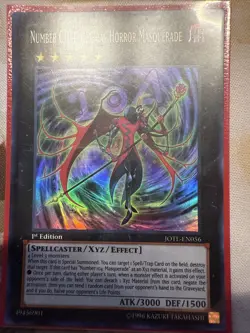 Number C104: Umbral Horror Masquerade Super Rare 1st Edition JOTL-EN056 Yugioh - Image 1