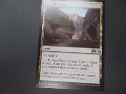 Cryptic Cave x1 MTG Core Set 2020 Colorless Uncommon Land NM - Image 1