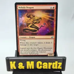 MTG - Edge of Eternities - Nebula Dragon - Foil - #147 - NM - Image 1