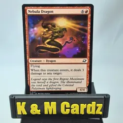 MTG - Edge of Eternities - Nebula Dragon - #147 - NM - Playset x4 - Image 1