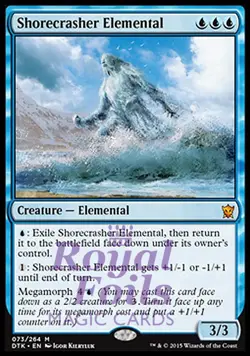 Shorecrasher Elemental 1x FOIL DTK MTG Dragons of Tarkir Mythic MINT blue - Image 1