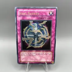 Yugioh Hero Barrier EEN-EN049 Ultimate Rare 1st Edition NM (Back Shows Front) - Image 1