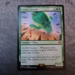 Jumbo Cactuar 191 Rare Final Fantasy mtg fin - Image 1